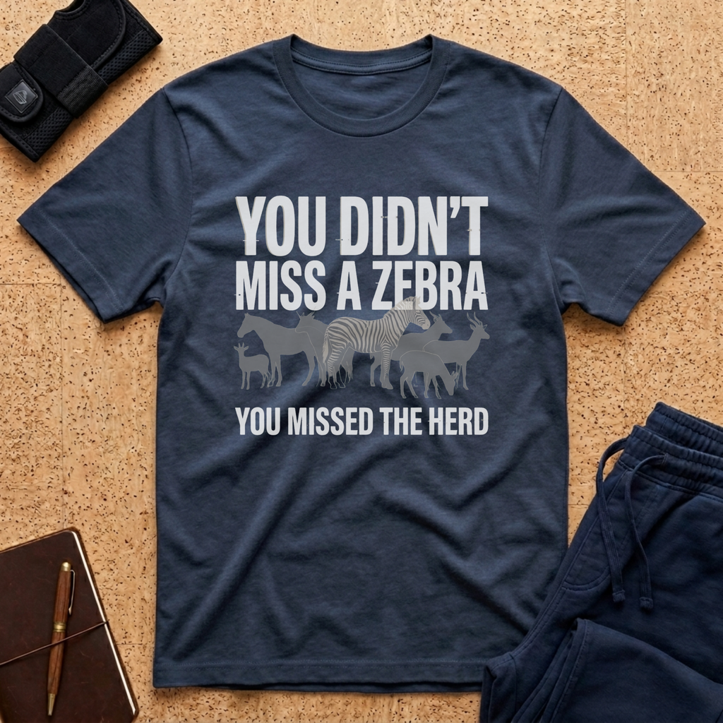 You Didn't Miss A Zebra Tee