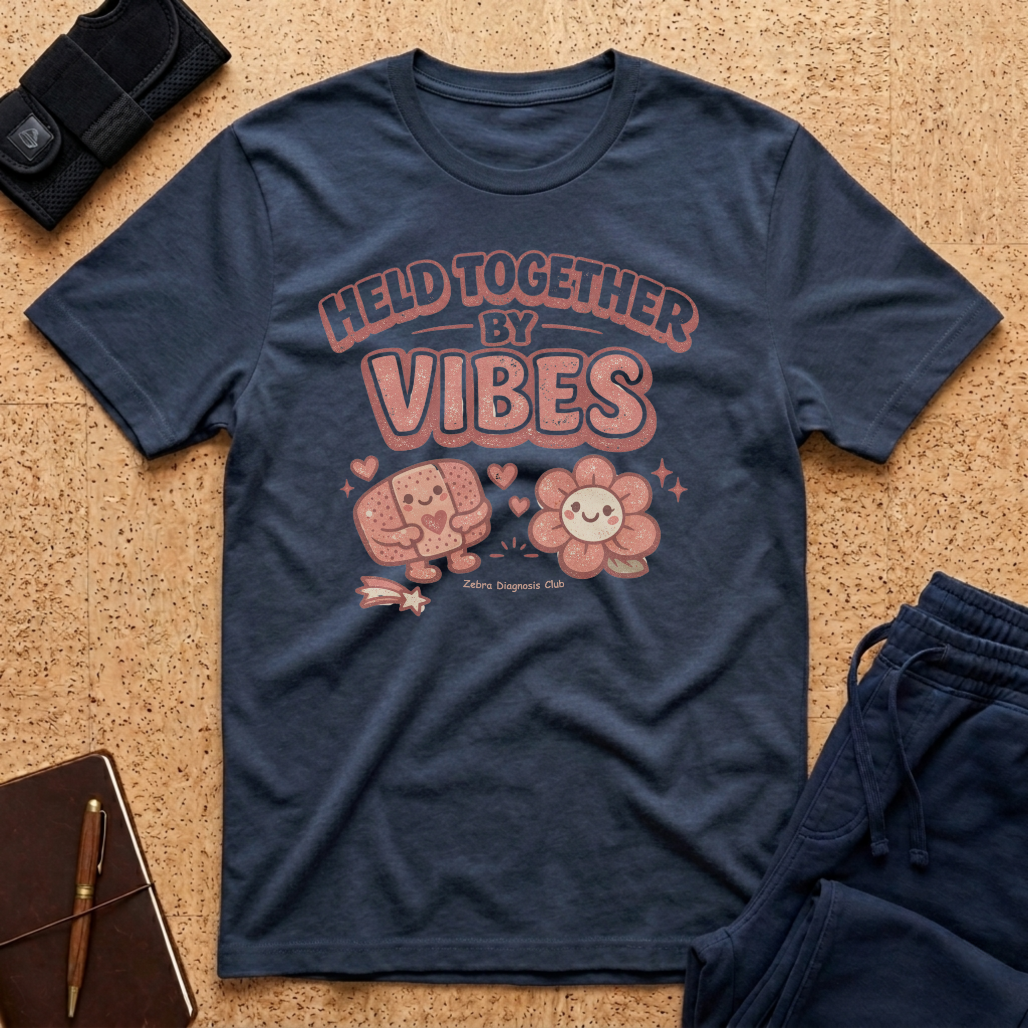 Held Together By Vibes Tee