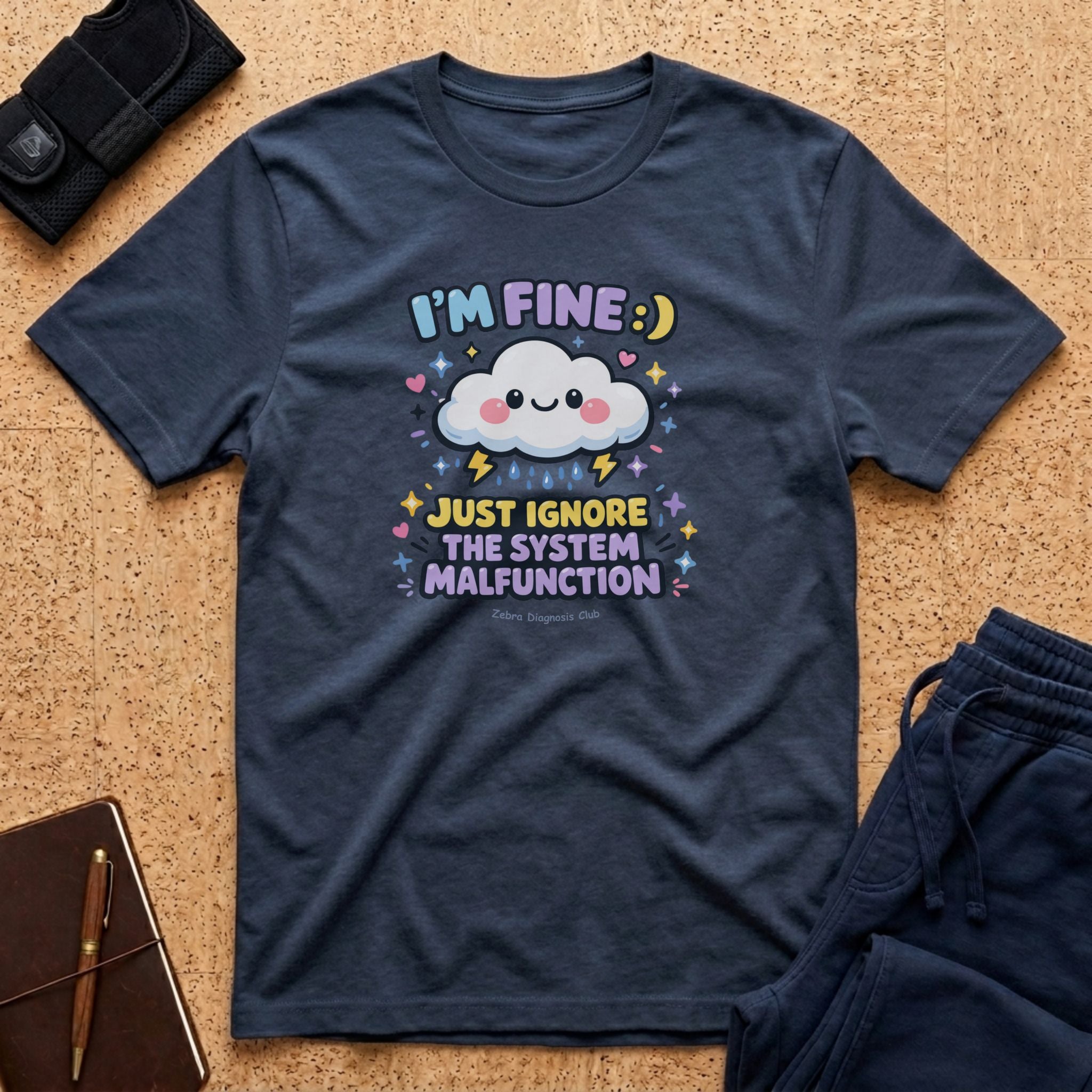 I'm Fine | System Malfunction Tee