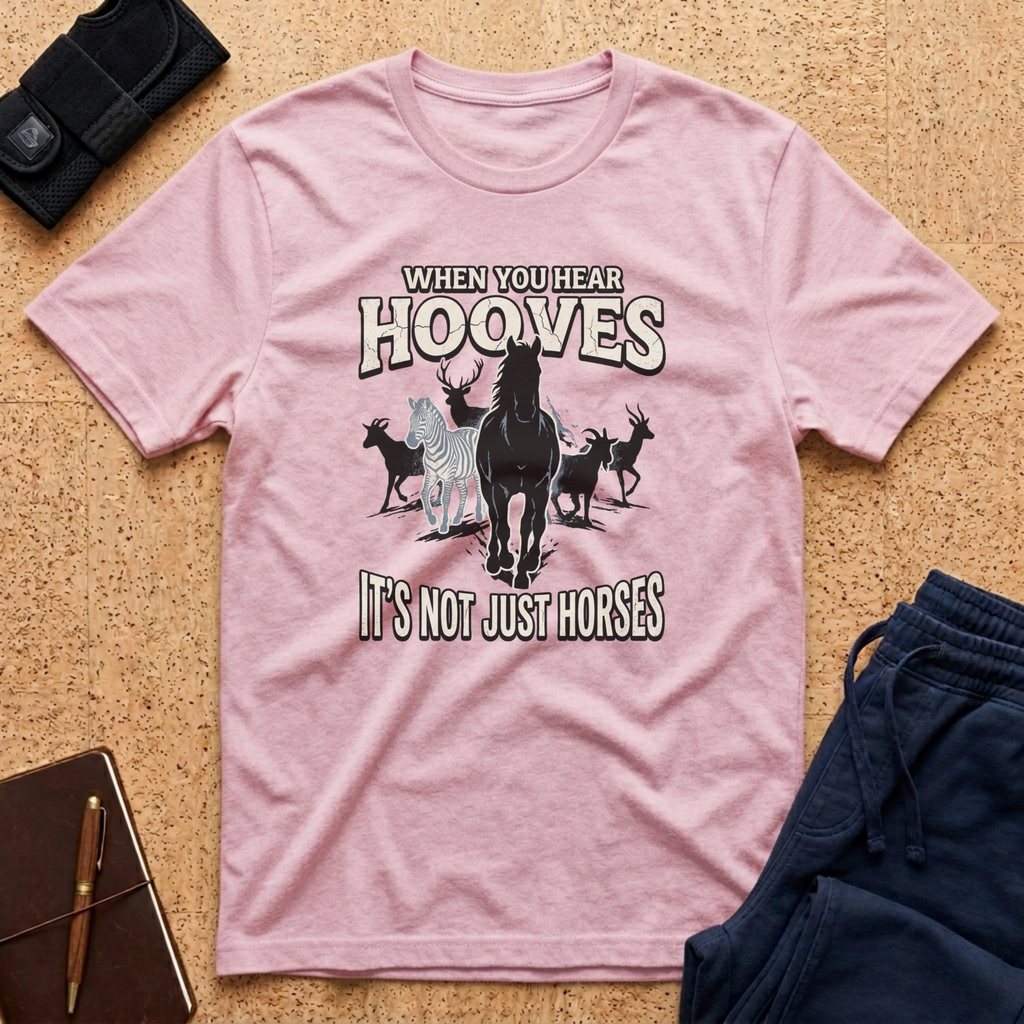 When You Hear Hooves Tee
