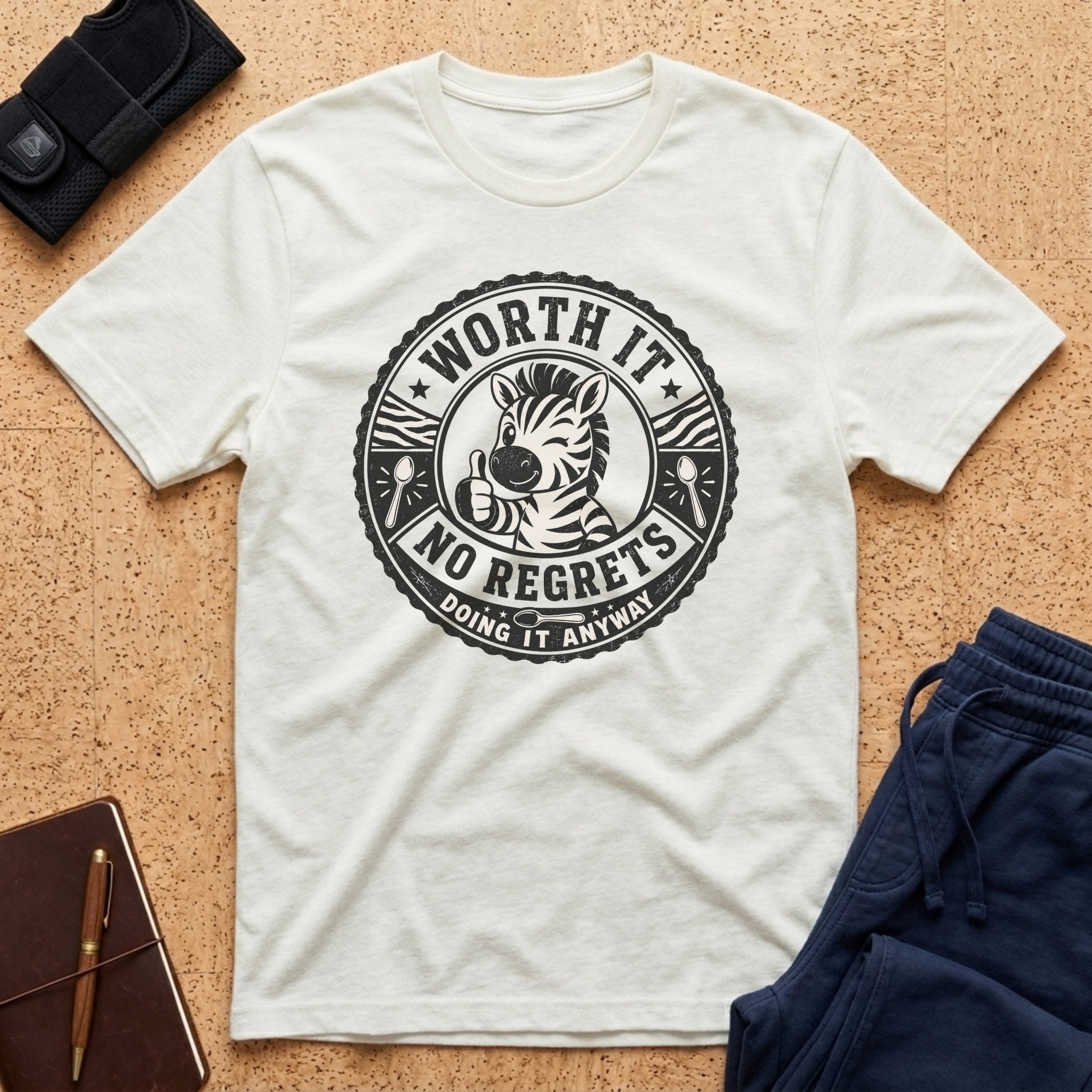 Worth It Doing It Anyway Zebra Tee