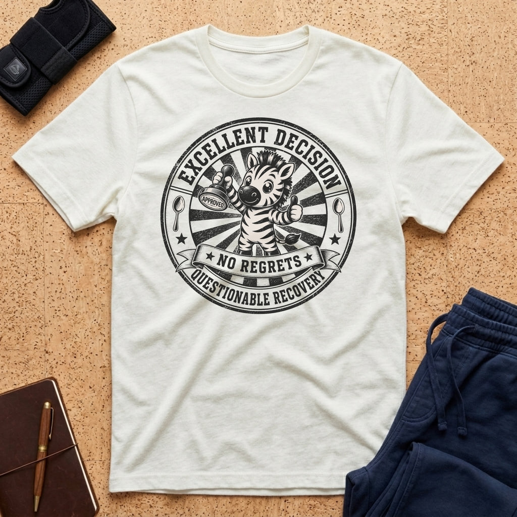 Excellent Decision Zebra Approved Tee