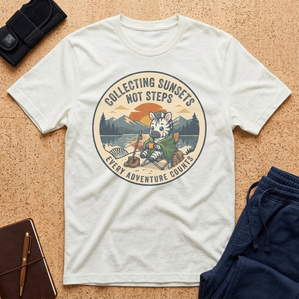 Collecting Sunsets Not Steps Tee
