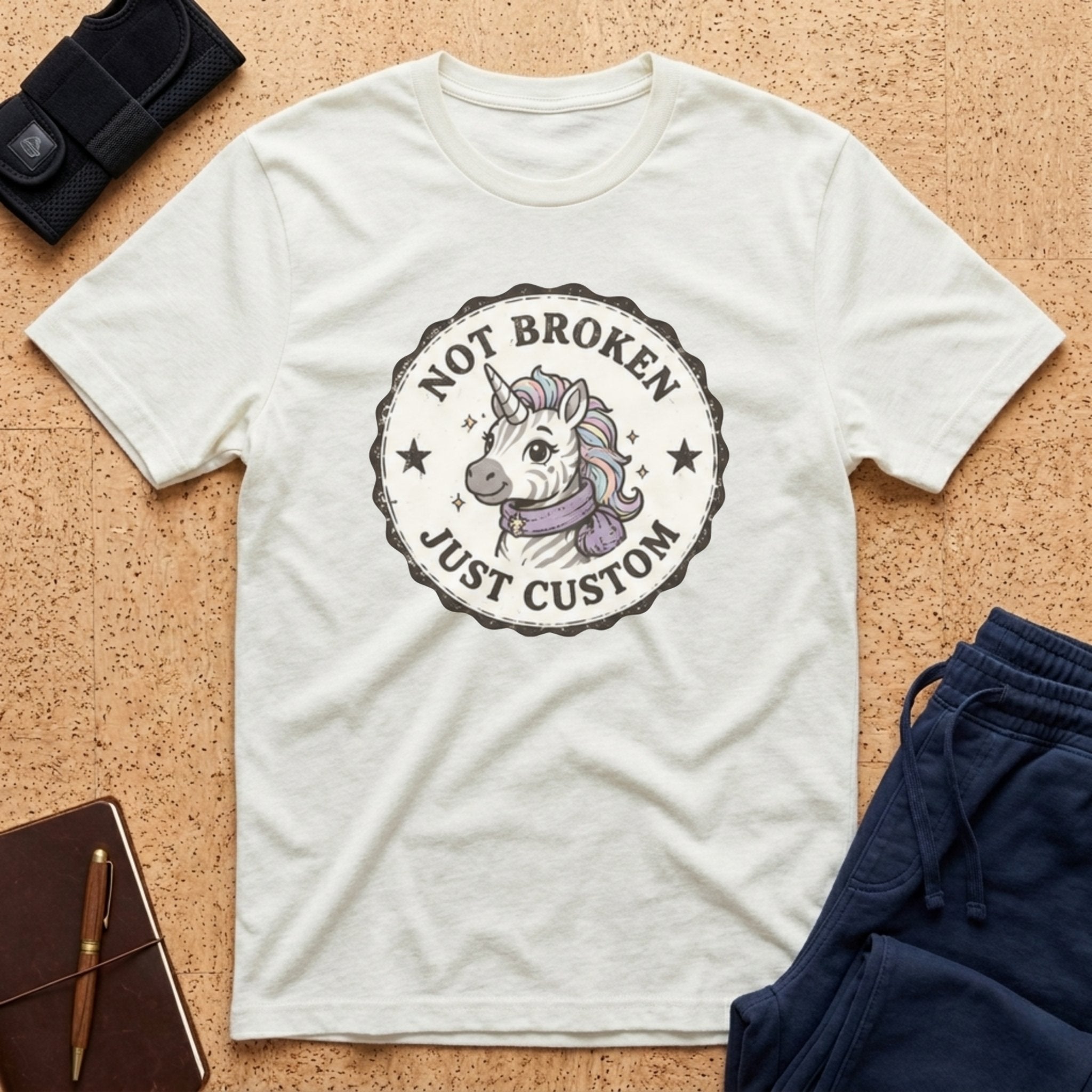 Not Broken Just Custom Tee