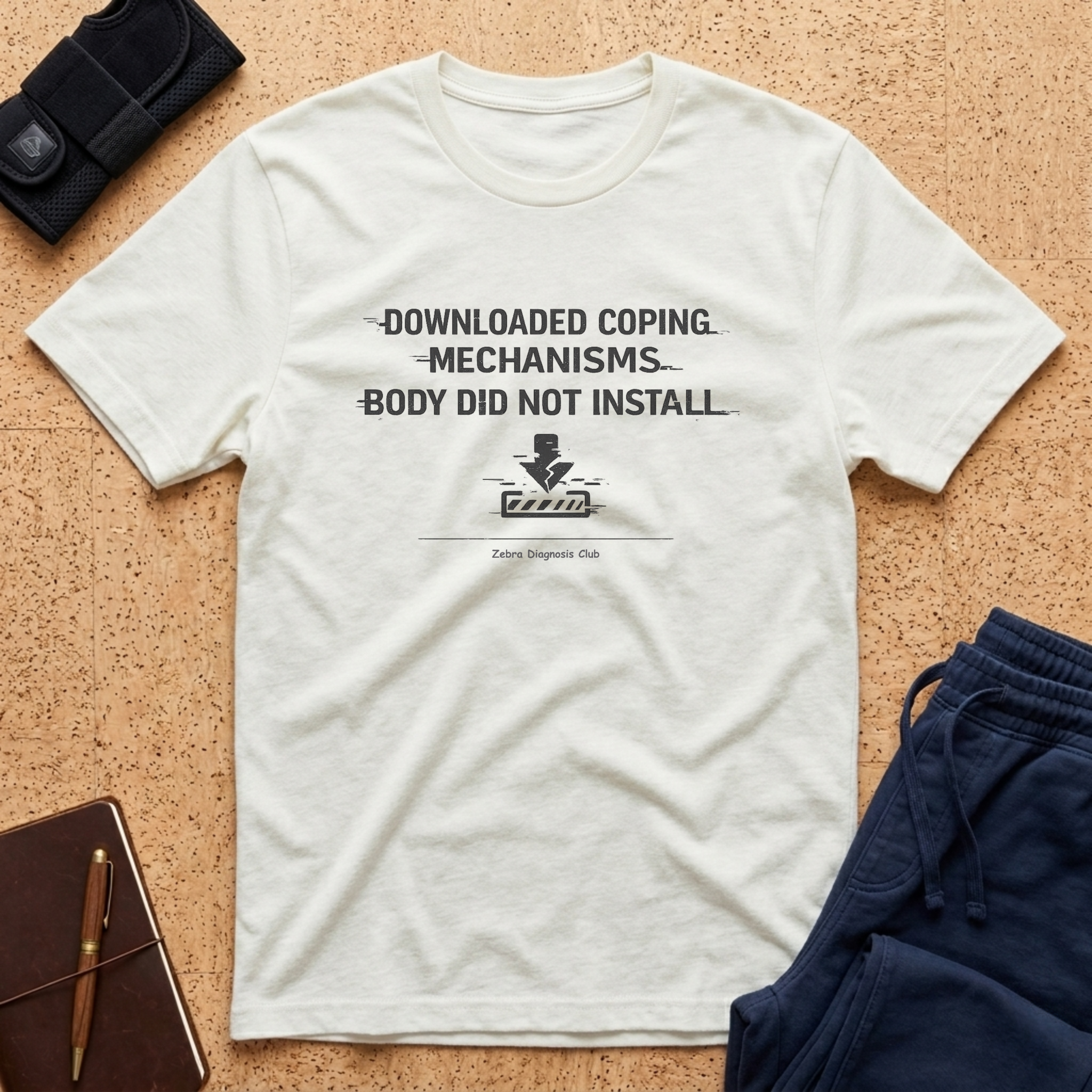 Downloaded Coping Mechanisms Tee