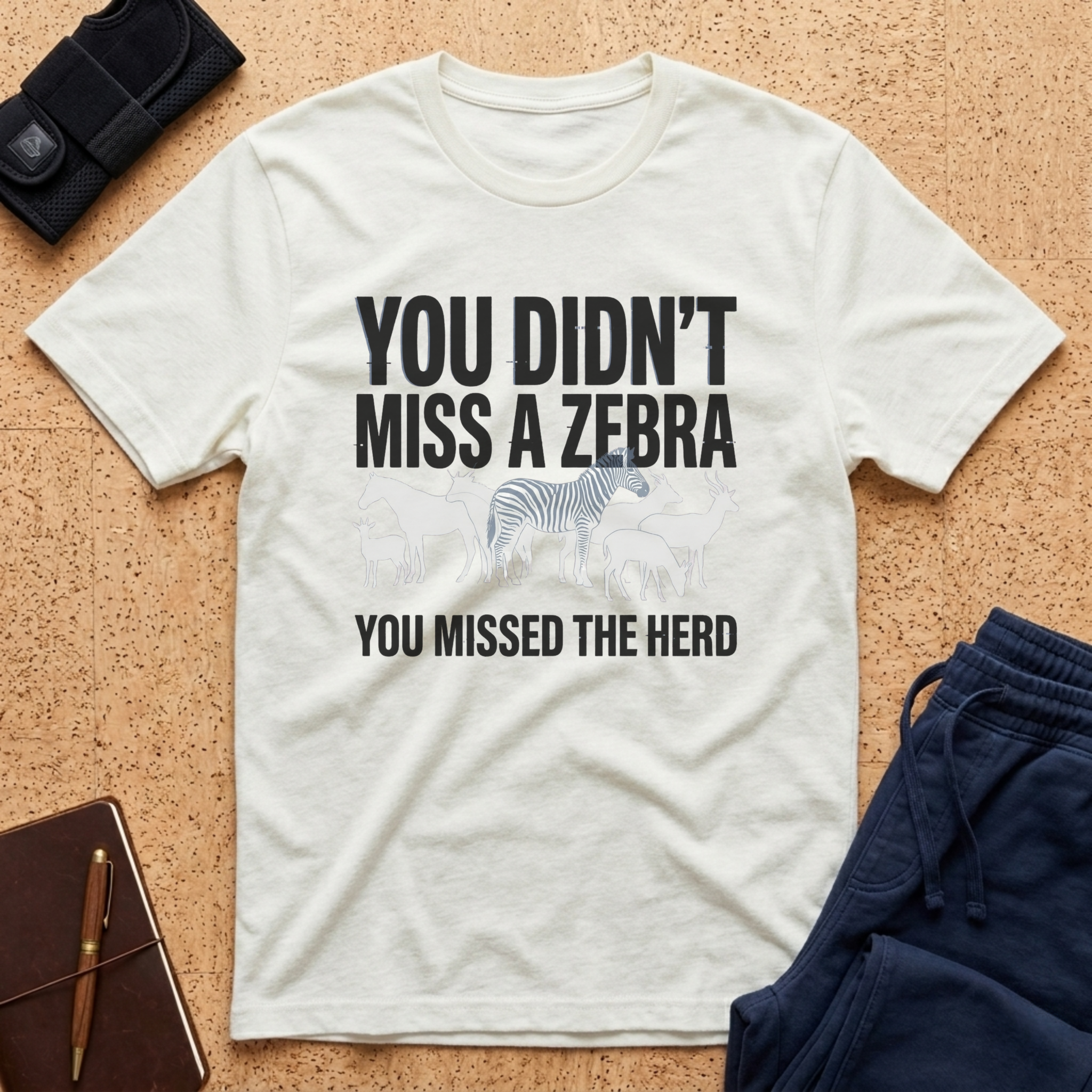 You Didn't Miss A Zebra Tee