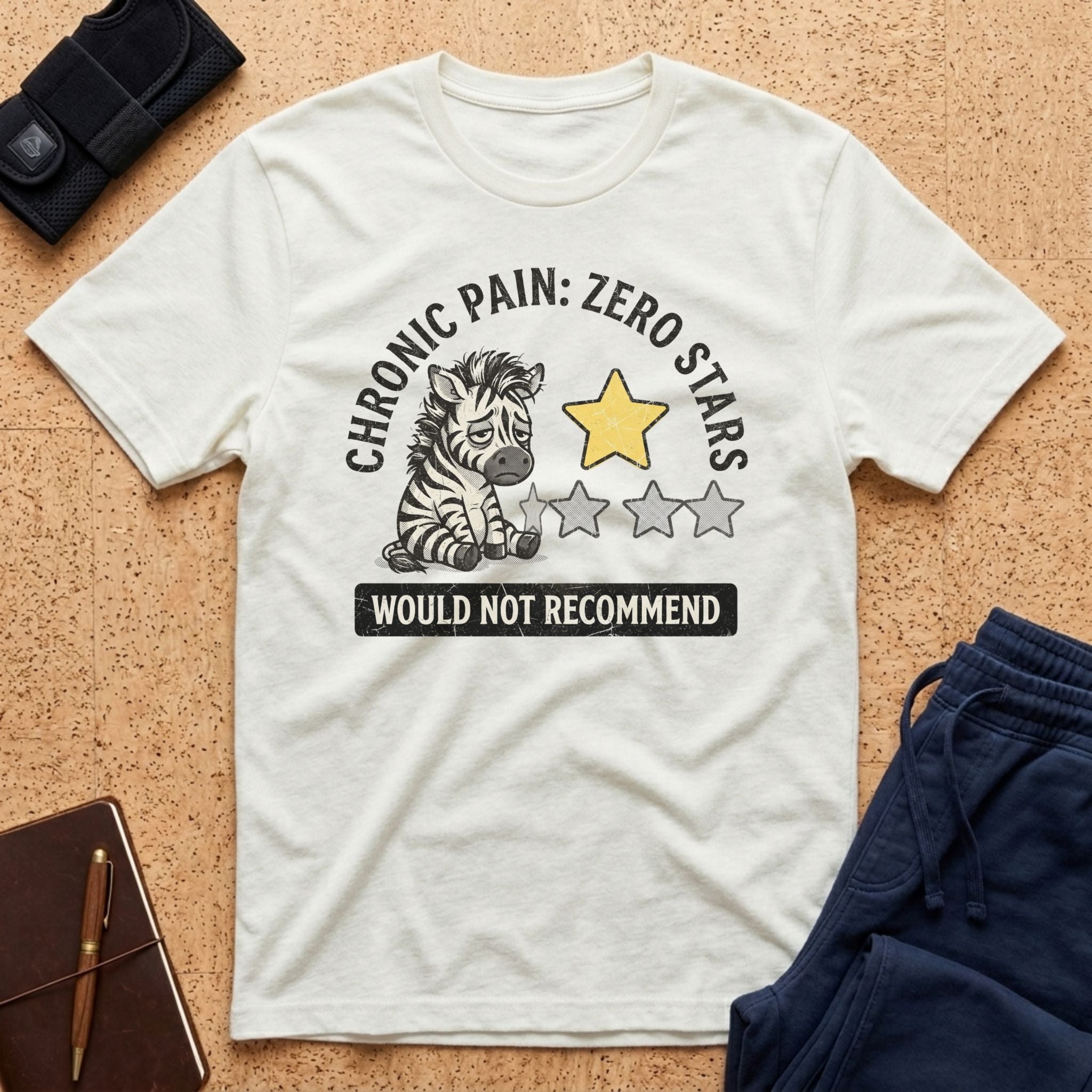 Chronic Pain Zero Stars Tee