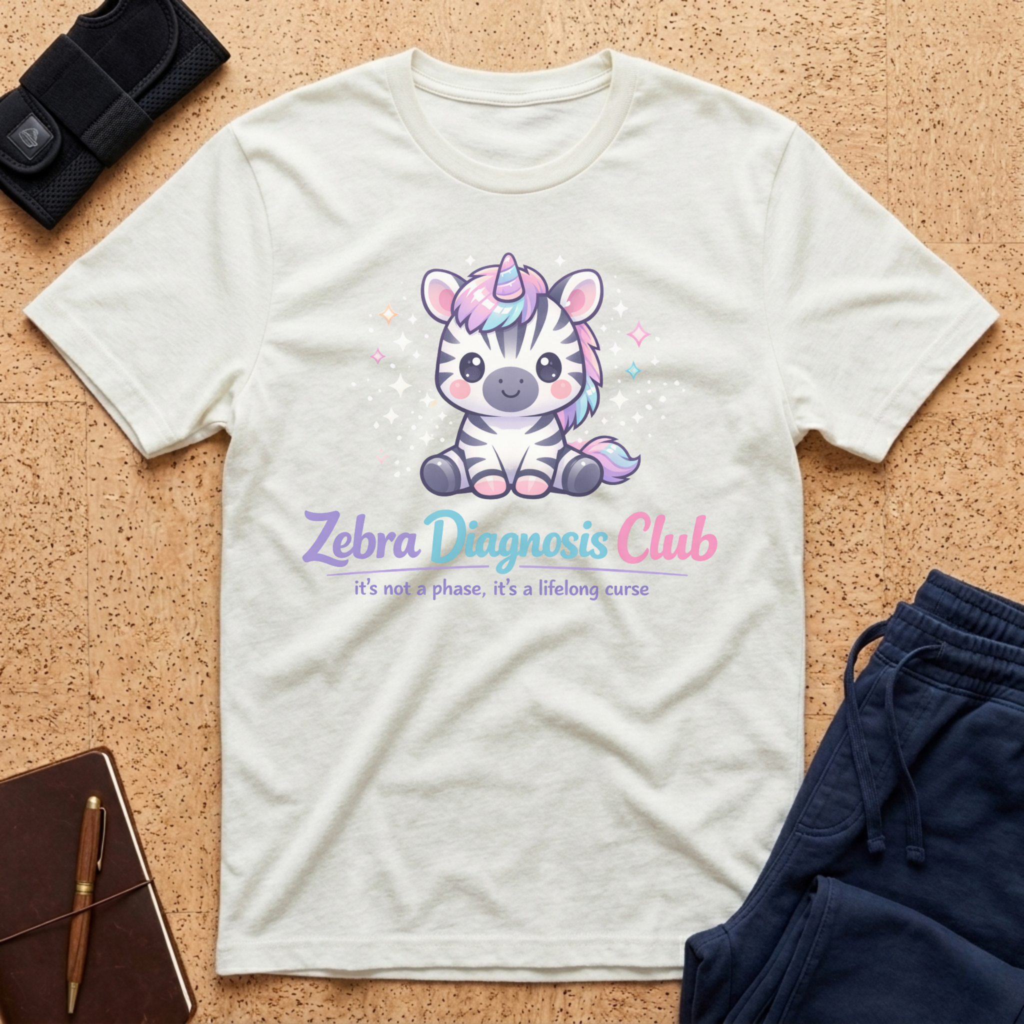 Zebra Diagnosis Club Unicorn Tee