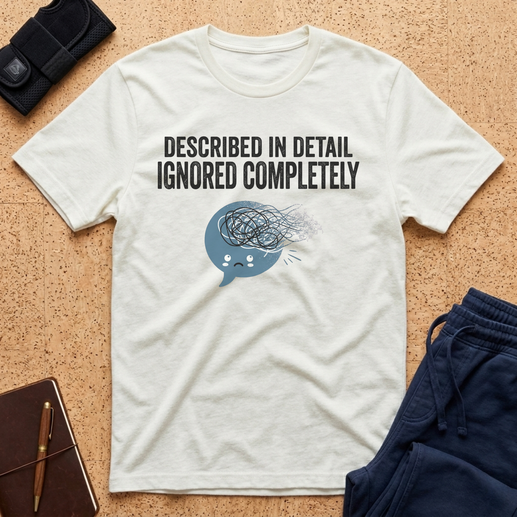 Described In Detail Tee