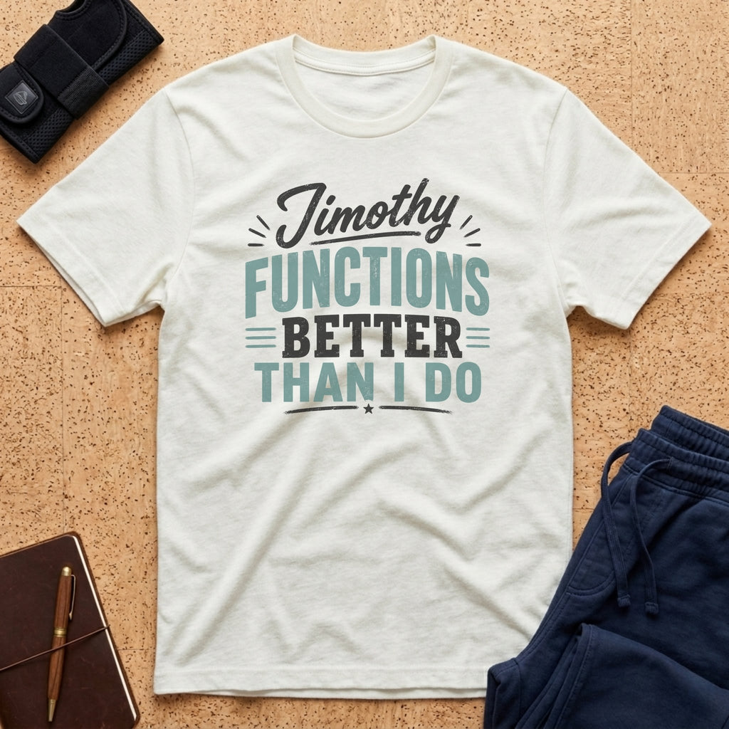 Jimothy Functions Better Than I Do Tee